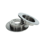 Bosch Rear Brake Solid Discs & Pads fits Honda Civic VII 2000-2005 1.4 2.0