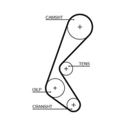 Gates Timing Belt Cambelt 131 Teeth 5628XS