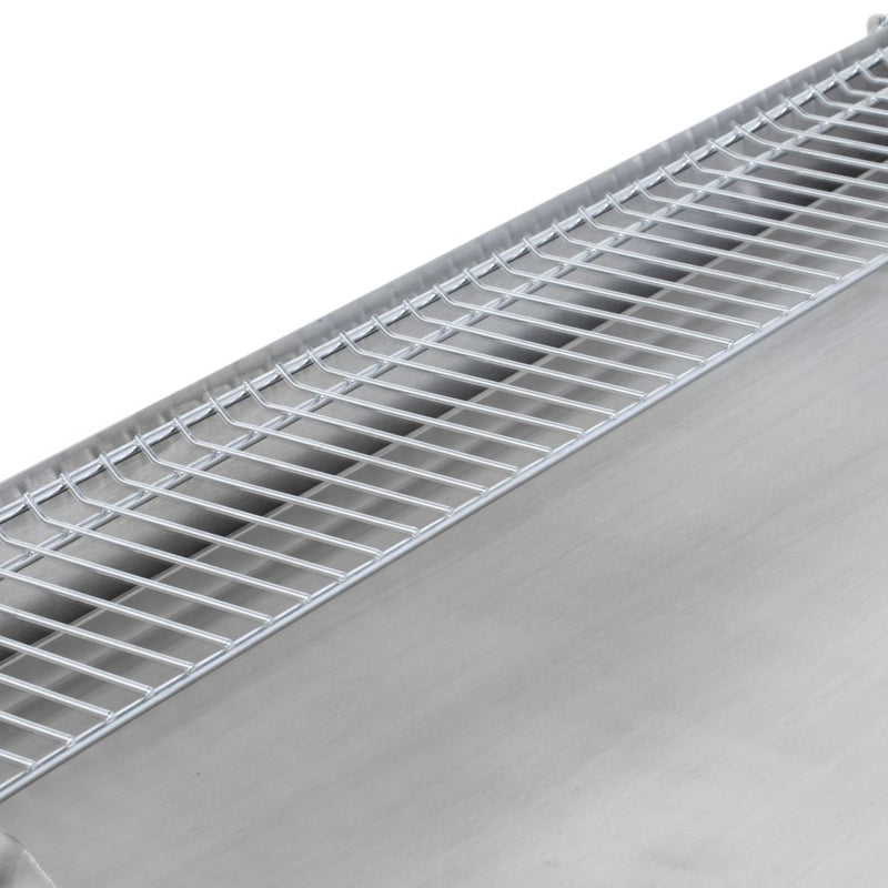 Dellonda 4 Burner Stainless Steel Portable Gas Plancha with Warming Rack 10kW Dellonda - Dynamic Drive