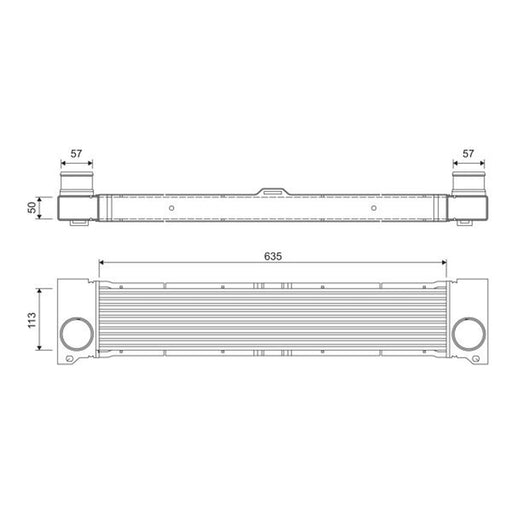 Valeo Intercooler (Charge Air Cooler) 818808
