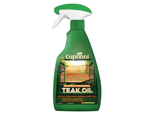 Cuprinol Naturally Enhancing Teak Oil Clear Spray 500ml Cuprinol - Dynamic Drive