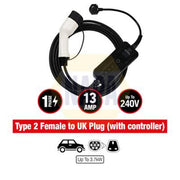 NAPA Electric Vehicle Charging Cable Charging plug type 2 fits Aiways U5 2020 on