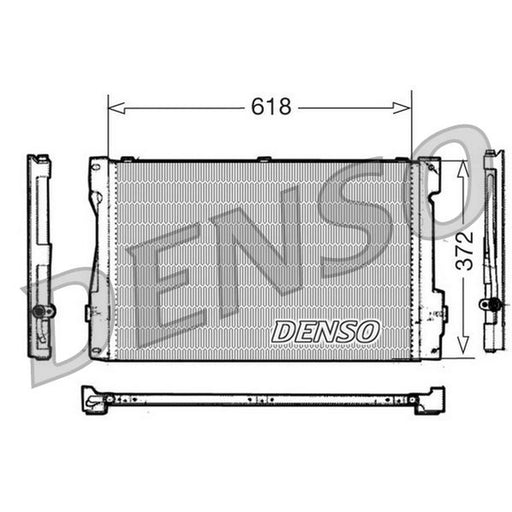 Denso Air Conditioning Condenser fits Volvo 850 1991-1997 2.0 2.3 2.4 2.5