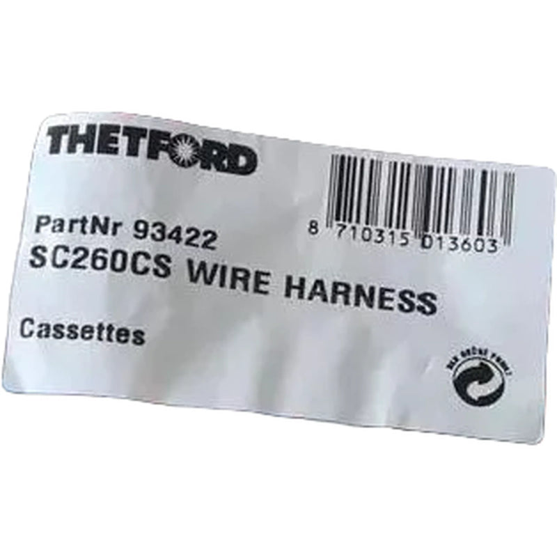 Thetford Wiring Harness for SC260CS Toilet