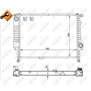 NRF Engine Radiator 509558