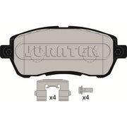Juratek Front Brake Pad Set fits Ford Ka+ III 2016-2020 1.2 1.5