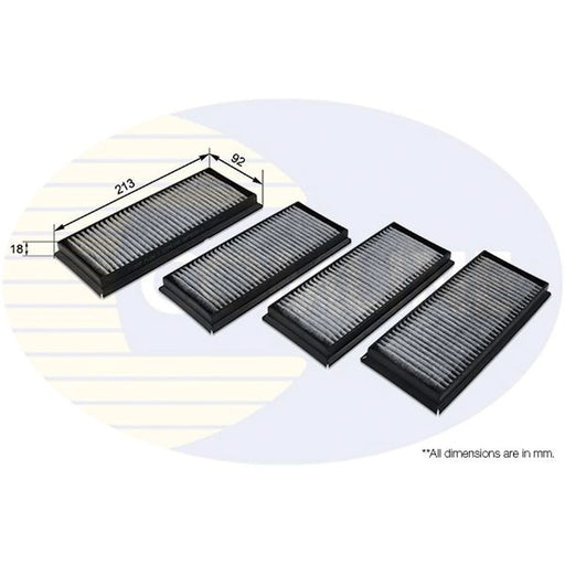 Comline Cabin Air Filter (Pollen Filter) fits BMW 3 2007-2013
