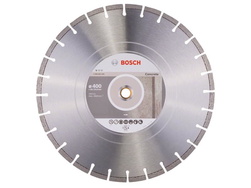 Bosch Powertool Accessories Standard for Concrete Diamond Cutting Disc 400 x 25.4mm Bosch Powertool Accessories - NN4 Online