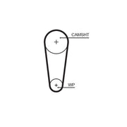 Gates Timing Belt Cambelt 77 Teeth 5727XS