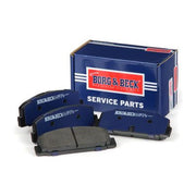 Borg & Beck Front & Rear Brake Discs & Pads fits Mazda 626 Station 1991-1992 2.2