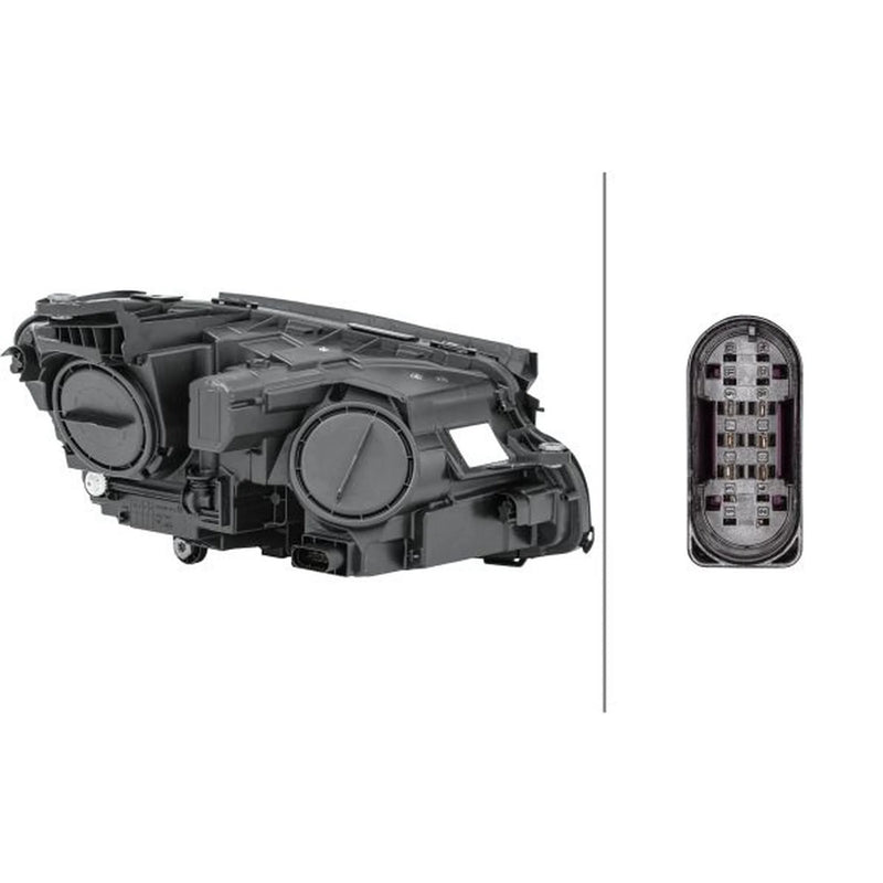 Hella Headlight Headlamp H7/H7 Left 1LG 012 076-071