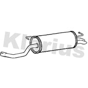 Klarius Box With Tail Pipe Rear fits Audi A3 1996-2003 1.9