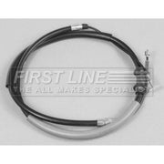 First Line Handbrake Cable Left Rear fits Fiat Tempra 1990-1996 1.6 1.8