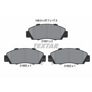 Textar Front Brake Pad Set 2165101