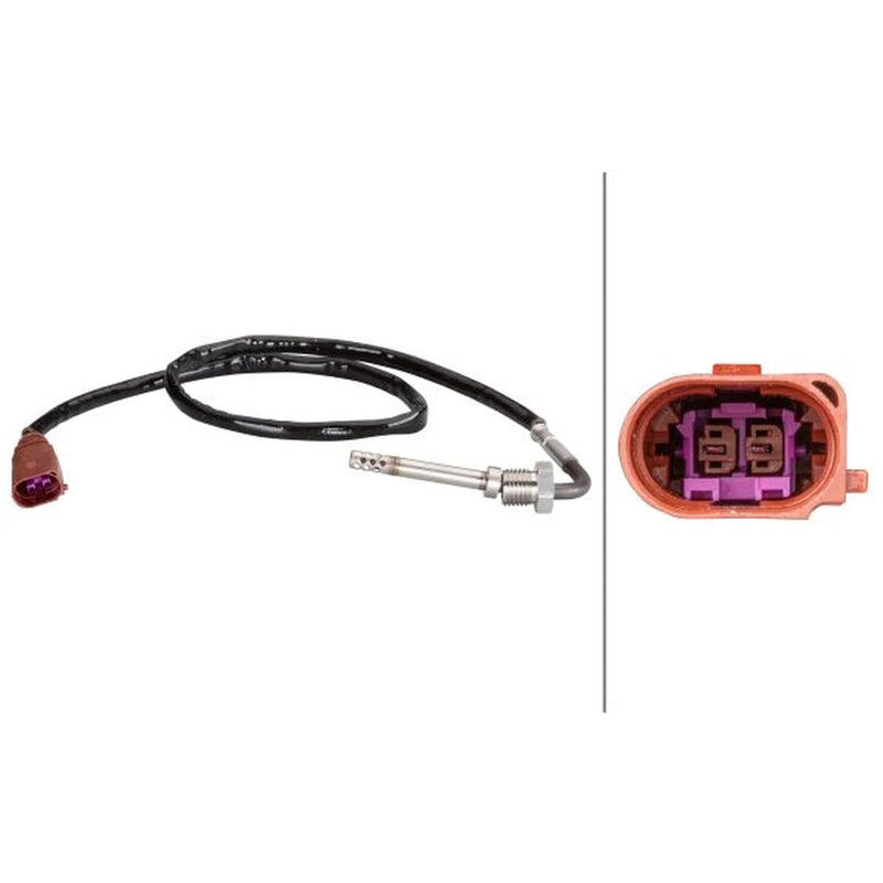 Hella Exhaust Gas Temperature Sensor before soot pa fits VW California T5 Camper