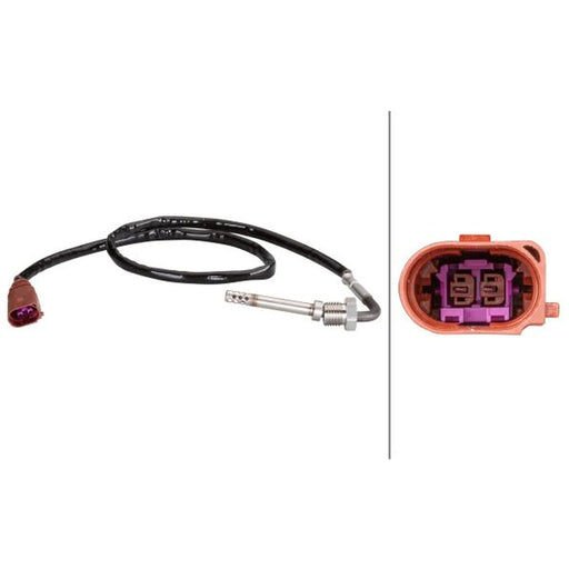 Hella Exhaust Gas Temperature Sensor before soot pa fits VW California T5 Camper