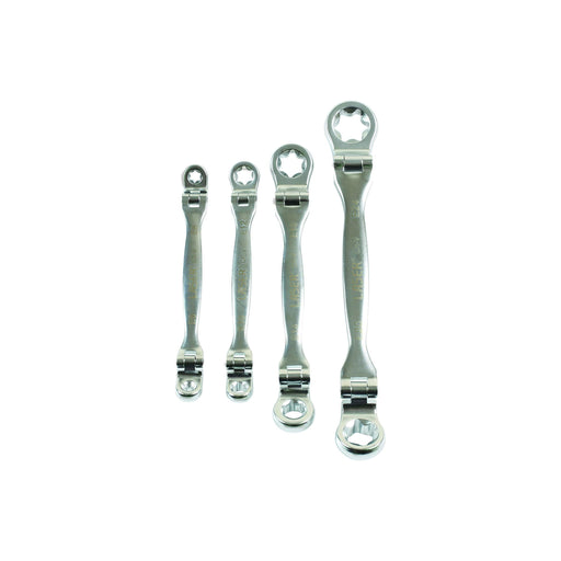 Laser Flexible Star Spanner Set 4pc 7260 Laser - Dynamic Drive