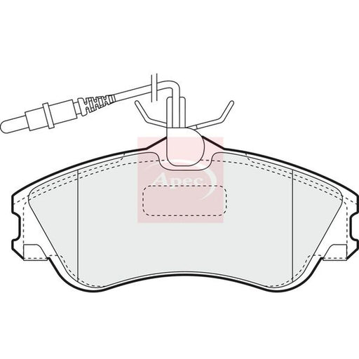 Apec Front Brake Pad Set PAD970