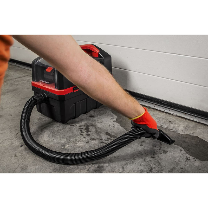 Sealey SV20 Series 10L Cordless Wet & Dry Vacuum Kit 20V 4Ah CP20VWDVKIT1 Sealey - Dynamic Drive