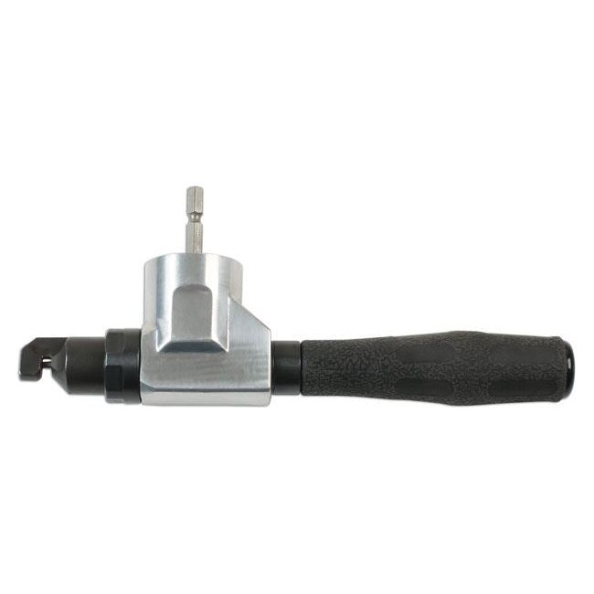 Laser Sheet Metal Nibbler - Cordless Drill Attachment 7693 Laser - Dynamic Drive