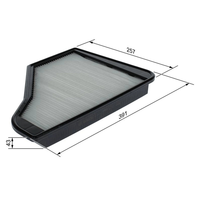 Bosch Cabin Air Filter (Pollen Filter) Engine Compart fits Mercedes-Benz S-Class