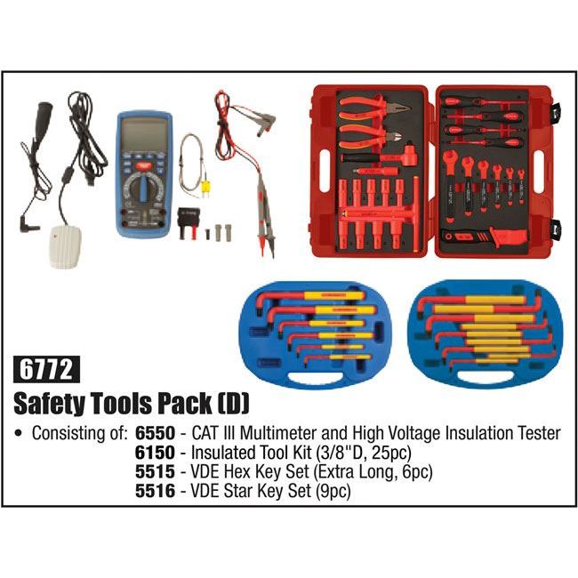 Laser Hybrid Tools Safety Pack 6772 Laser - Dynamic Drive