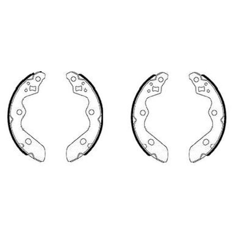 Mintex Brake Shoe Set Axle Kit fits Suzuki Ignis III 2016 on 1.2