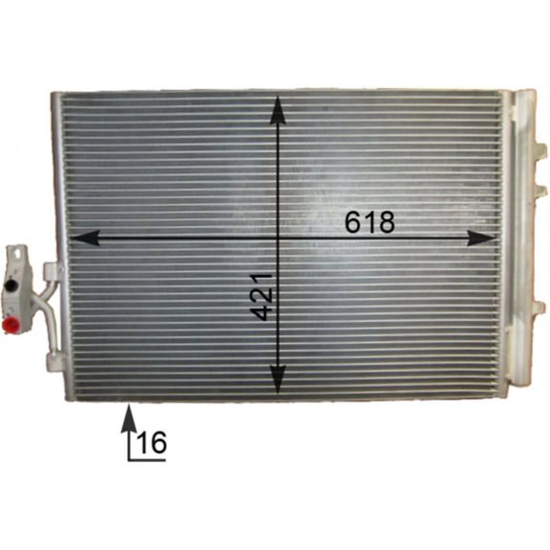 Mahle Air Conditioning Condenser fits BMW X3 2011-2012