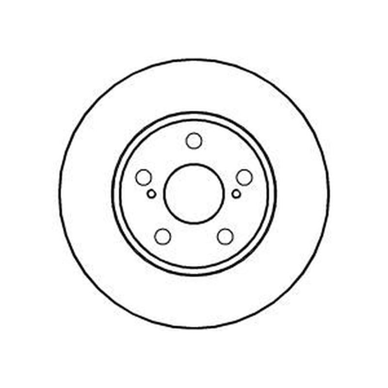 Abtex 2 x Vented Front Brake Discs BD1004V-x2