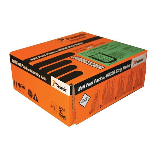 Paslode 3.1mm x 90mm IM350 Straight Shank Bright Nails 2200 - 2 x Fuel Cells Paslode - Dynamic Drive