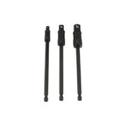 Laser Impact Quick Locking Socket Adaptor Set 150mm 3pc 7779 Laser - Dynamic Drive