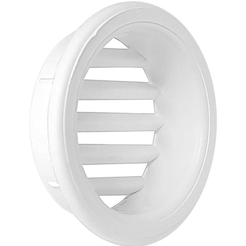 Round Air Vent 32mm White for Caravan/Motorhome Nova - Dynamic Drive