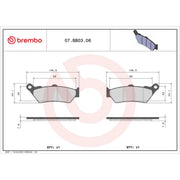 Brembo Rear Brake Rigid Brake Disc Discs & Pads fits BMW R 1200 2003-2014