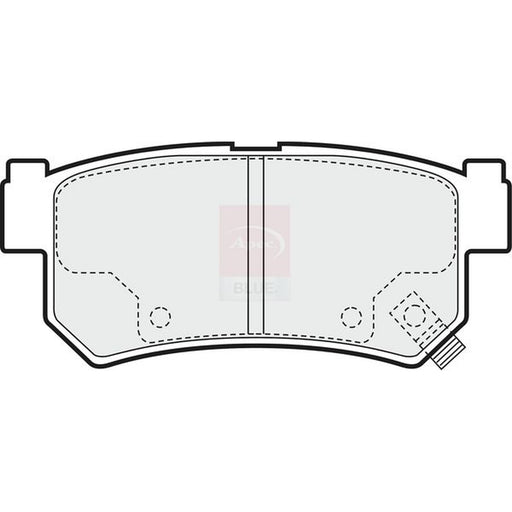 Apec Rear Brake Pad Set fits Daewoo Rexton 2002 on 2.9