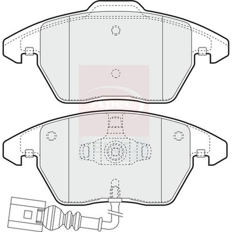 Apec Front & Rear Pads fits Seat Ibiza St 2010-2015 1.6