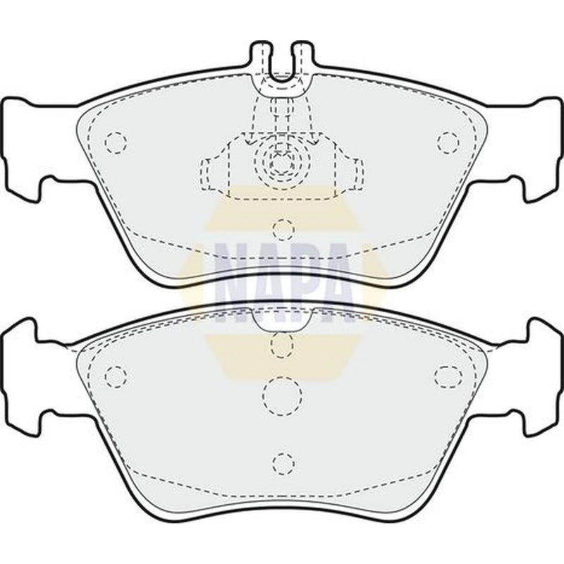 NAPA Front Brake Pad Set fits Mercedes-Benz C-Class 1993-2000