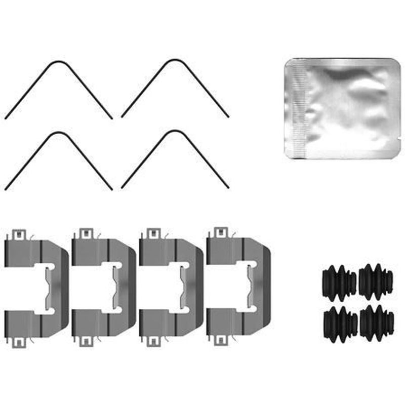 Mintex Brake Pad Accessory Fitting Kit Front fits Hyundai I10 III 2020 on 1.0