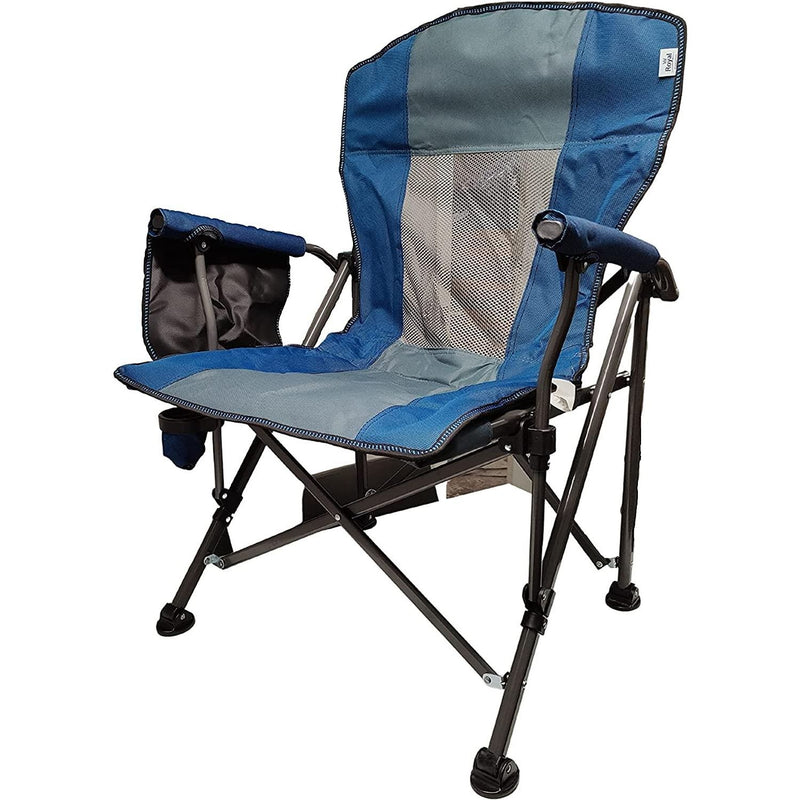 2x Royal Camping Chair XL Deluxe Camp Caravan Motorhome Garden Outdoors Folding Royal - Dynamic Drive