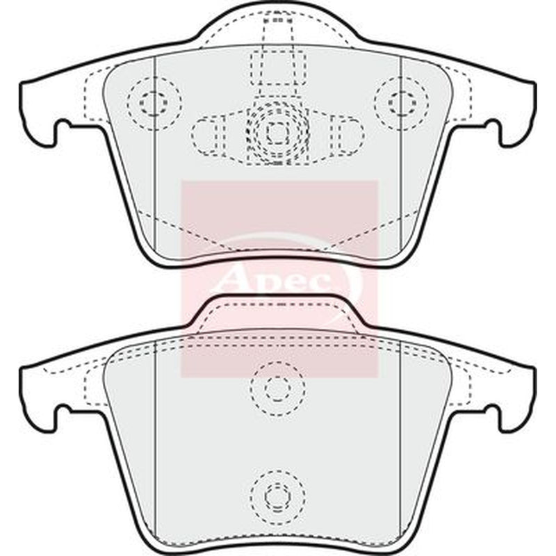 Apec Front & Rear Pads fits Volvo XC90 I 2002-2014 2.5 3.2
