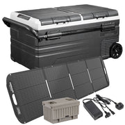 Dellonda Portable Fridge Freezer DL177 95L with Solar Panel