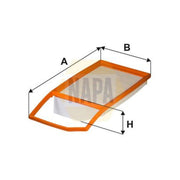 NAPA Engine Air Filter fits Citroën Nemo 2010 on 1.3