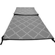 Paradise 2.5 X 6.0M Luxury Awning Carpet Moroccan Style Ground Sheet Grey Royal  - Dynamic Drive