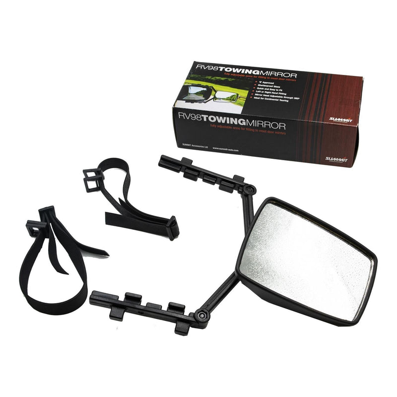 2 x Elite Towing Mirror clamp scissor towing caravan Motorhome Left Right Hand Summit  - Dynamic Drive