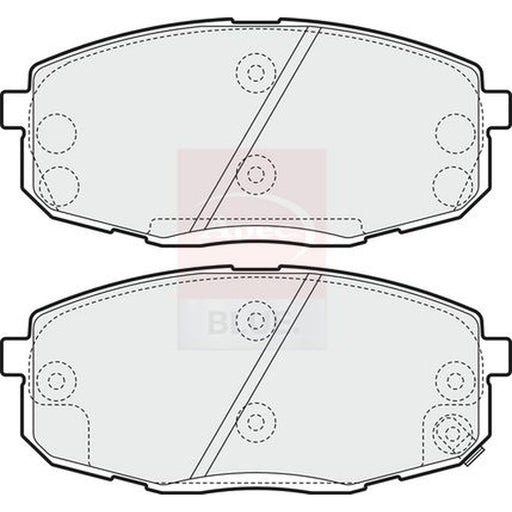 Apec Front Brake Vented Discs & Pads fits Kia Pro Cee'D 2008-2013 1.4 1.6 2.0