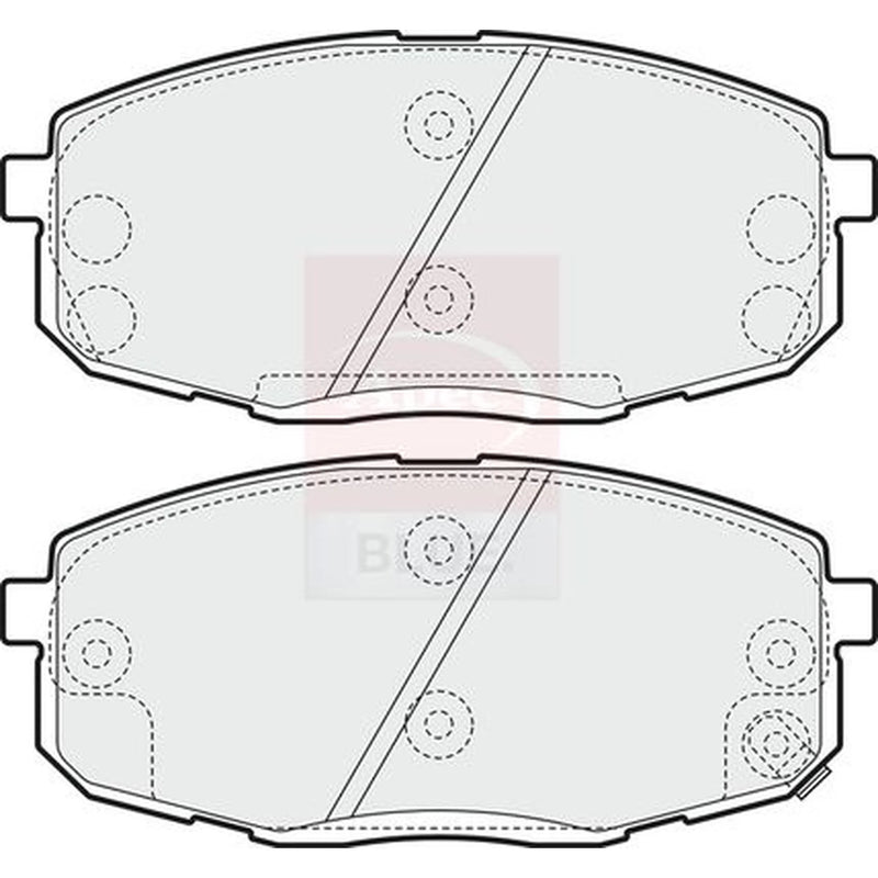 Apec Front Brake Pad Set PD3219