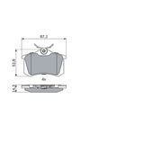 Bosch Front & Rear Pads fits Renault Espace 1998-2002 2.0