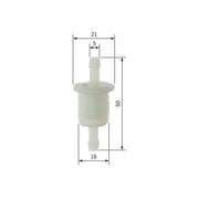 Bosch Fuel Filter Element fits Ligier Nova 2002-2008