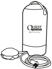 Quest Solar Power Shower Quest - Dynamic Drive