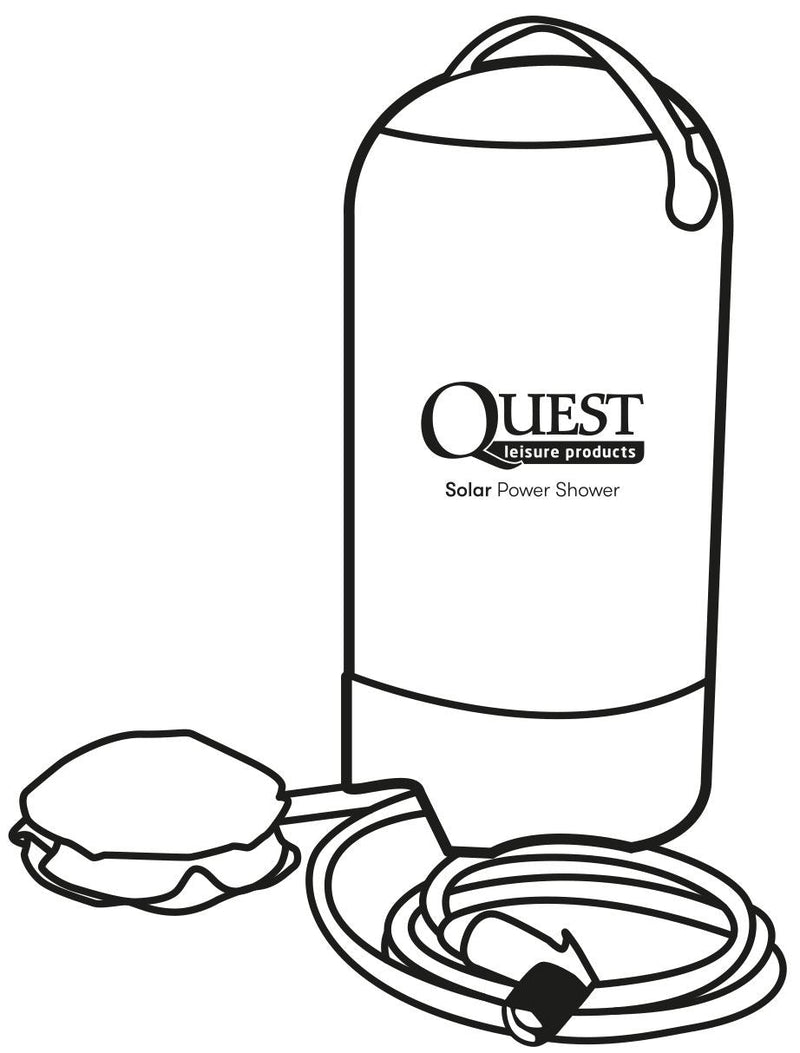 Quest Solar Power Shower Quest - Dynamic Drive
