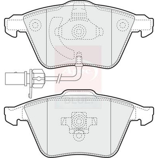 Apec Front & Rear Brake Discs & Pads fits Audi A6 C6 2004-2011 2.7 3.0
